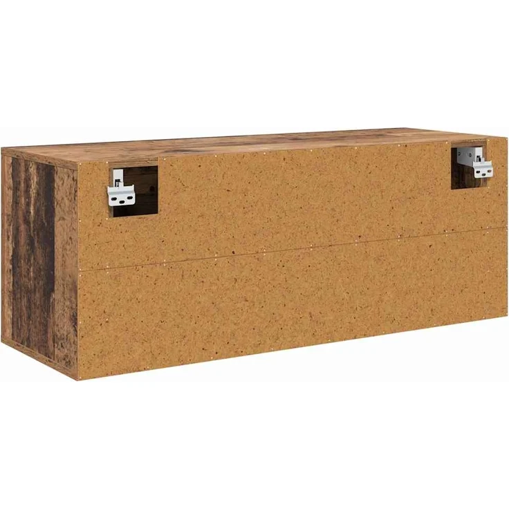vidaXL Schuhschrank mit Regal Altholz 100 x 35 x 38 cm Holzwerkstoff 881018 – Bild 7