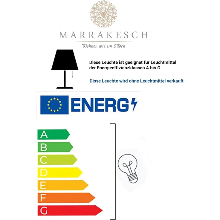 Marrakesch Orient & Mediterran Interior Pendelleuchte Orientalische Lampe Pendelleuchte Feryal Weiss, Handarbeit – Bild 7