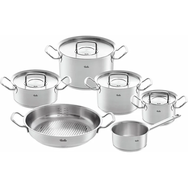 Fissler 'ORIGINAL PROFI COLLECTION' Topfset 6-tlg, Edelstahl edelstahl, 30 x 40 x 40 cm, spülmaschinenfest – Bild 1