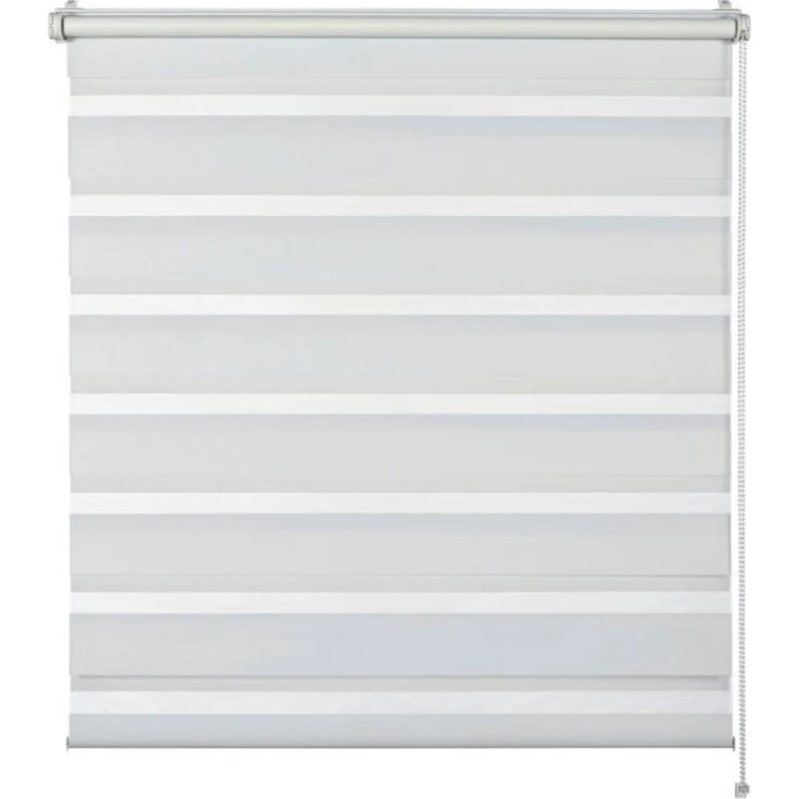 Doppelrollo Tilda, SCHÖNER WOHNEN-Kollektion, transparent, mit Bohren/ohne Bohren, freihängend, Klemmfix, geklemmt, silberne oder weiße Rollo-Technik – Bild 4