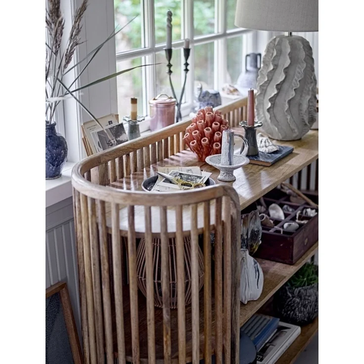 CREATIVE COLLECTION Natika Tischlampe Natur Steingut