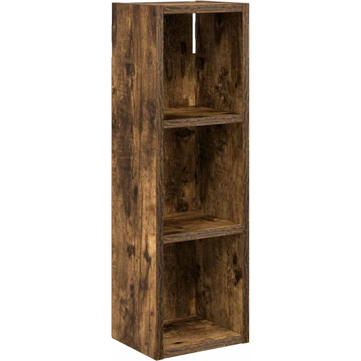 vidaXL Badezimmer-Wandschrank Geräucherte Eiche 20 x 16 x 62,5 cm 889307 – Bild 2