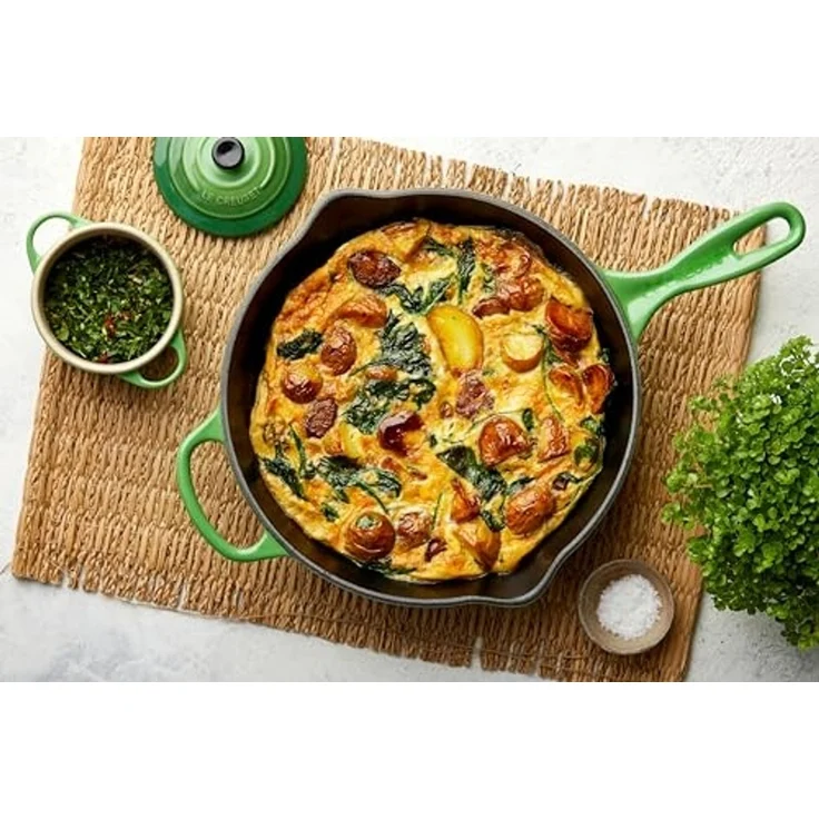 Le Creuset Brat-u.Servierpfanne Signature hoch 26 cm Bamboo - Grün - 25 bis 28 cm – Bild 5
