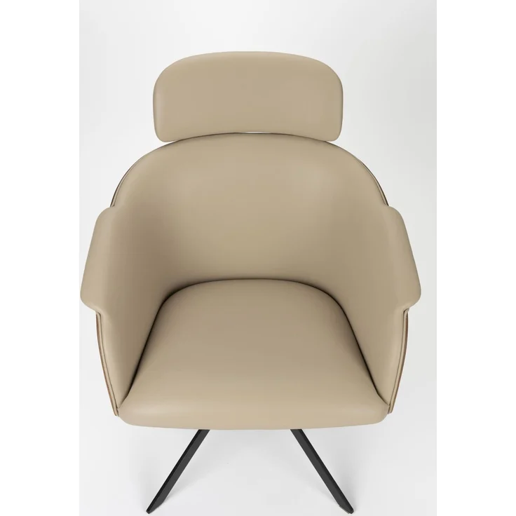 Zuiver Lounge Sessel Frie Design-Klassiker in Beige 71x71x86 cm – Bild 9