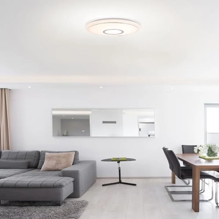 LED Deckenleuchte, Acryl, weiß, CCT Schaltung, D 40 cm – Bild 6