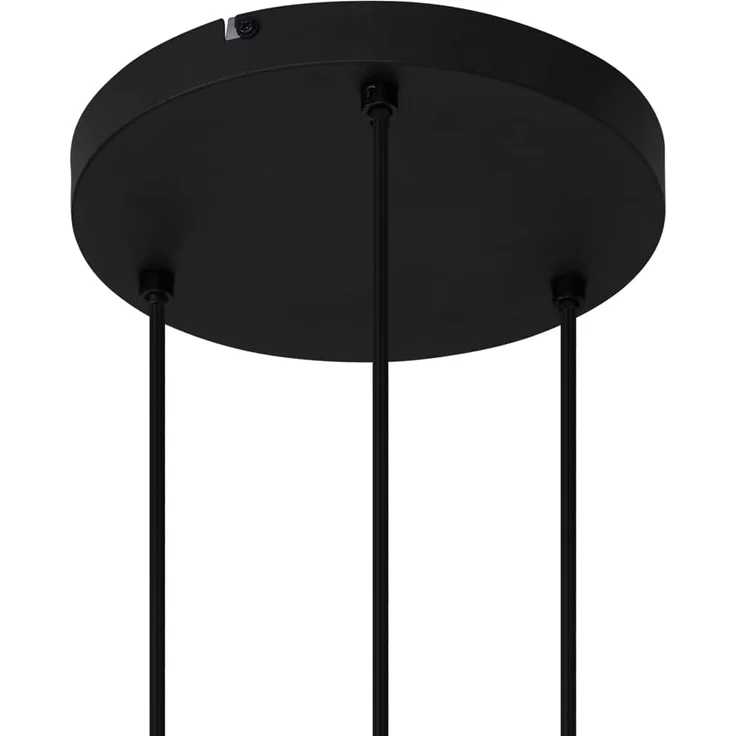 Qazqa Pendelleuchte Dame, ohne Leuchtmittel, E27, Schwarz, Modern, Glas, 3-flammig – Bild 8