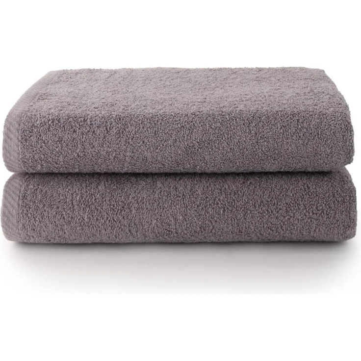 Top Towel - Plus - Große Badetücher - Badetücher - 2 Duschtücher - 100x150 cm 100 % Baumwolle - Grau