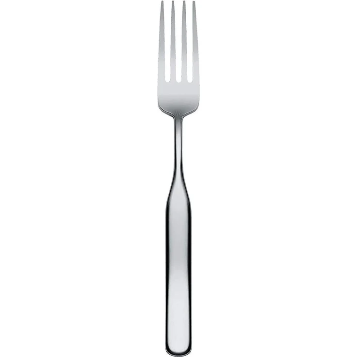 Alessi Collo-Alto, Dessertgabel aus Edelstahl 18-10 glänzend poliert, Silver, 17 x 2 x 4 cm, 6-Einheiten – Bild 1