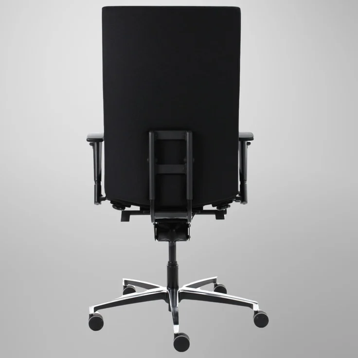 Bisley Titanos Schwerlast Chefsessel Bürostuhl 200kg Belastbarkeit in schwarz - PC Stuhl mit Armlehne, Lordosenstütze, Drehstuhl mit Rollen für Schreibtisch, Office & Gaming - Ergonomisch XXL, Titanos-733 – Bild 4