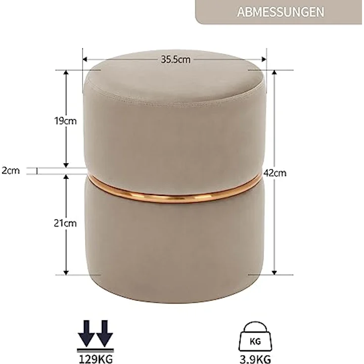 Duhome Hocker, Sitzhocker – Bild 4