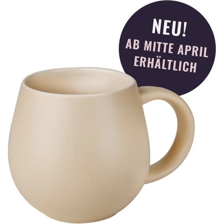 Sallys Tasse Belly Mug, handgemacht aus 400 ml, langer Wärmespeicher durch 100 % Steingut – Bild 5