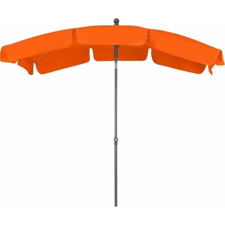 Tropico Mittelstockschirm anthrazit/terracotta 210x140cm