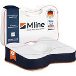 M line | Athletic Pillow | Orthopädisches Kopfkissen - Kissen Nackenschmerzen - Schmetterlingskissen mit optimaler Lüftung - 50 x 35 x 12 cm