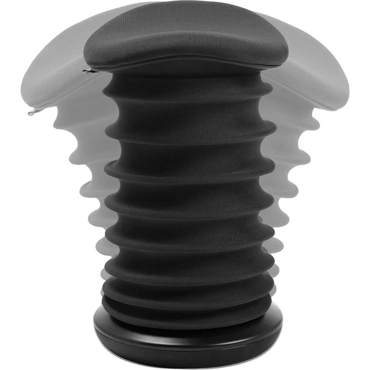 Sitness '4D' Ergonomischer Bürostuhl Schwinghocker, Stoff schwarz, 37.5 x 64 x 36 cm, 110 kg belastbar – Bild 2