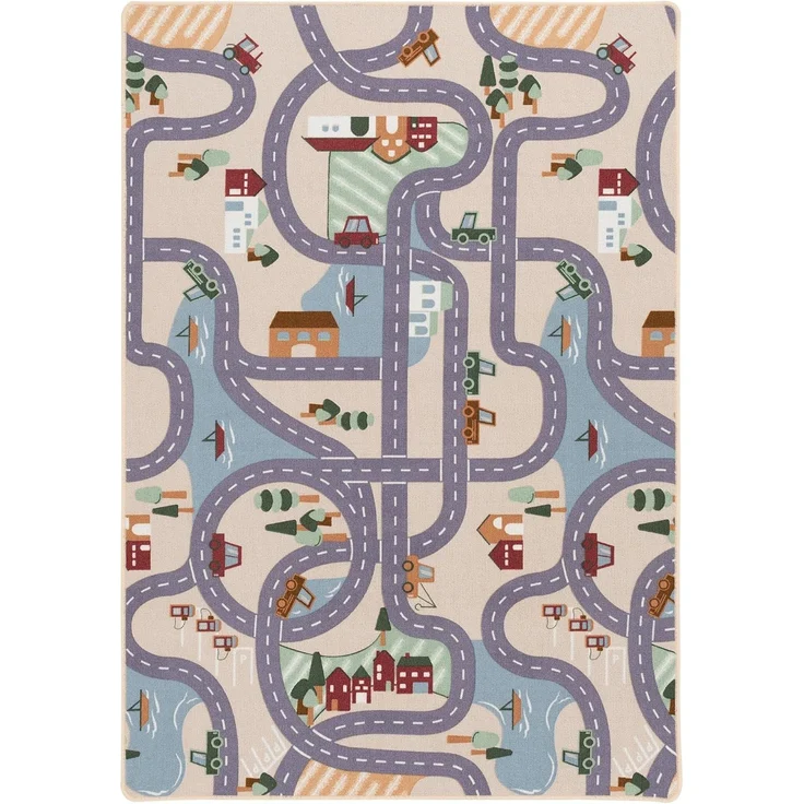 Snapstyle Kinderteppich Kinder Spiel Straßenteppich Fun Town, Rechteckig, Höhe: 4 mm – Bild 6