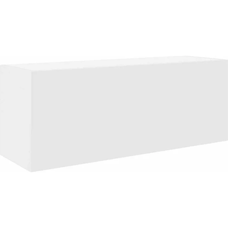 Bad-Wandschrank Weiß 80 x 25 x 30 cm Holzwerkstoff – Bild 2