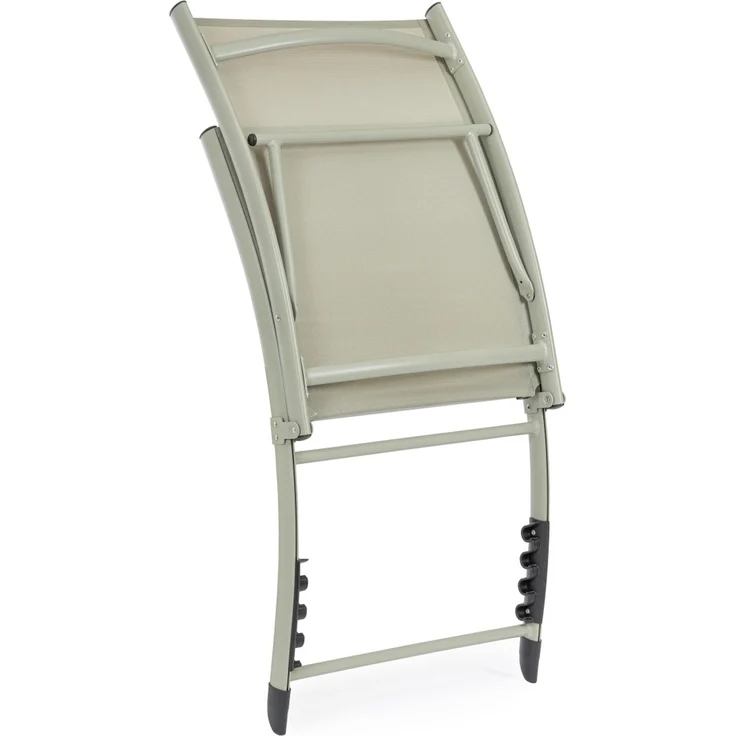 Loungesessel Taylor 2er-Set aus Aluminium, klassisch, verstellbar, grün Breeze, klappbar – Bild 4