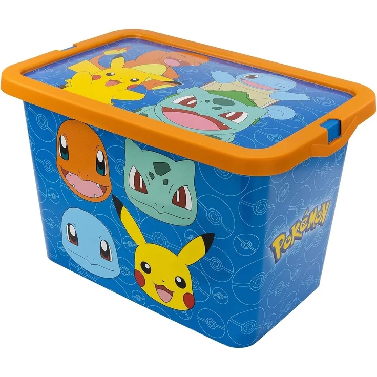 POKÉMON Aufbewahrungsbox Rock 7 l Kinderzimmer Box für Spielzeug – Bild 1