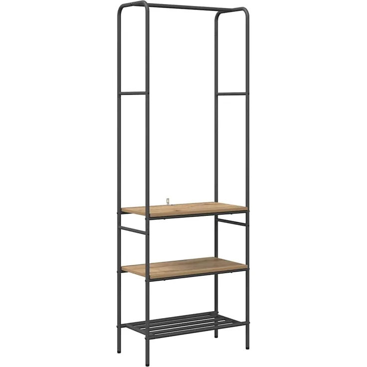 vidaXL Kleiderständer Artisan-Eiche 60 x 30 x 171 cm Holzwerkstoff 868462