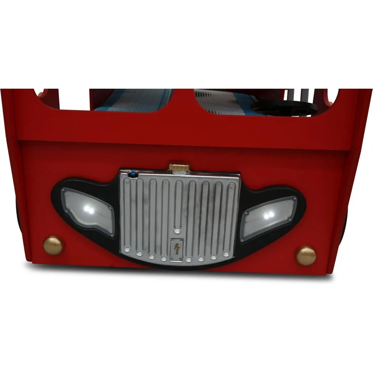 Hochbett Etagenbett Happy Bus mit Matratze & LED Rot – Bild 4