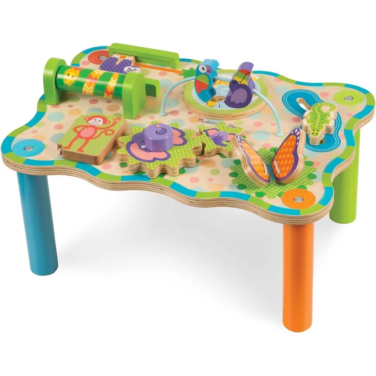 Melissa & Doug 40122 Dschungelaktivitätstisch, mehrfarbig