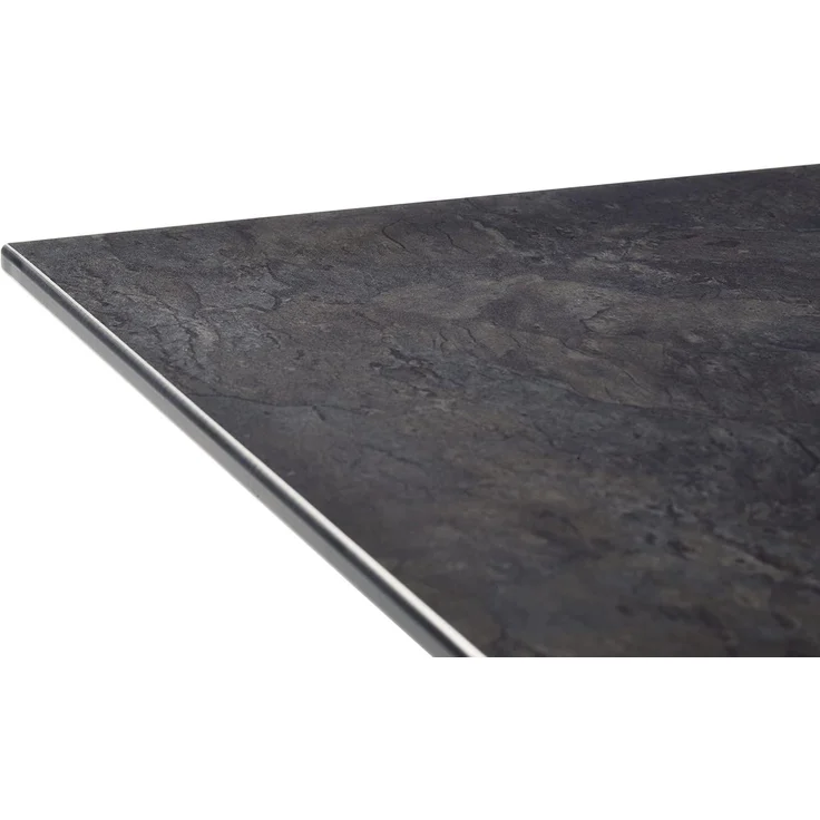 Sieger 5330-30 Party-Klapptisch mit Polytec Tischplatte, Stahlrohr Beton, hell 80 x 73 x 80 cm – Bild 5