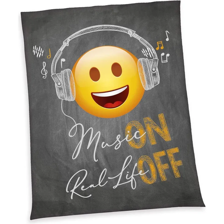 Herding Flauschdecke Kuscheldecke 150x200 cm Emotix