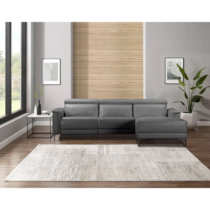 OTTO home Ecksofa LUND, L-Form, 261cm, man. o. elektr. Relaxfunktion (mit USB-A), und Kopfteilverstellung