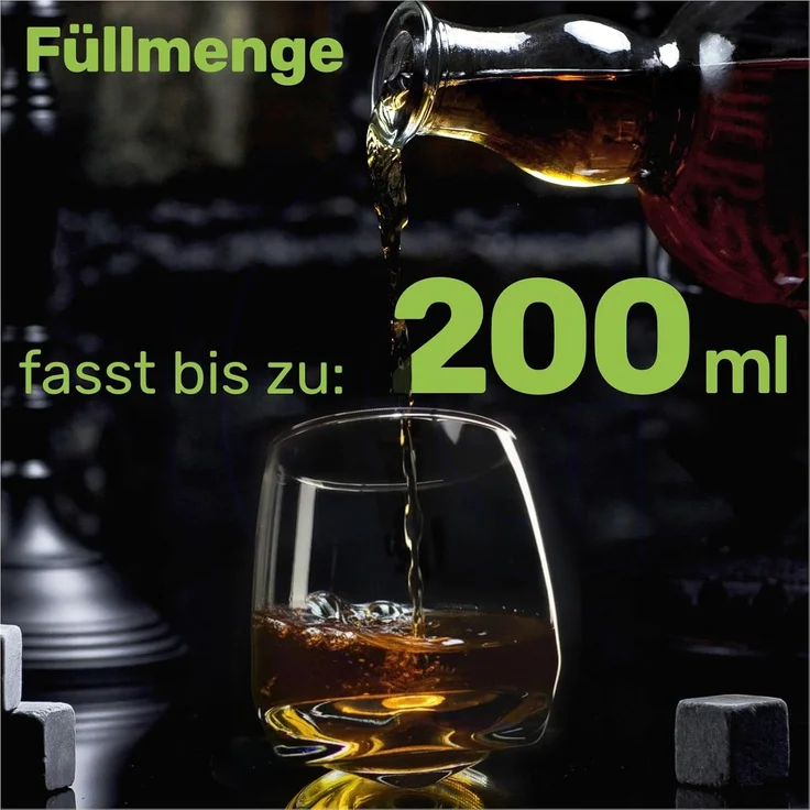 6 x Bar Rocking Whisky Glas 200 ml – Bild 4