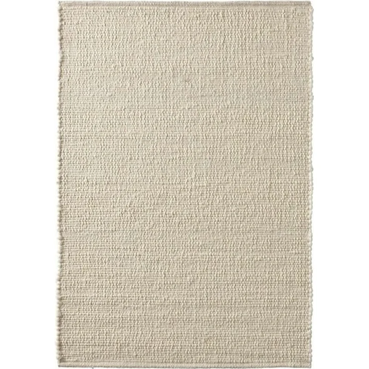 TaraCarpet Wollteppich TaraCarpet Handwebteppich Malmoe Fashion, rechteckig, Höhe: 10 mm, Handgewebter Teppich weiß Wohnzimmer Schlafzimmer Esszimmer 070X130 – Bild 4