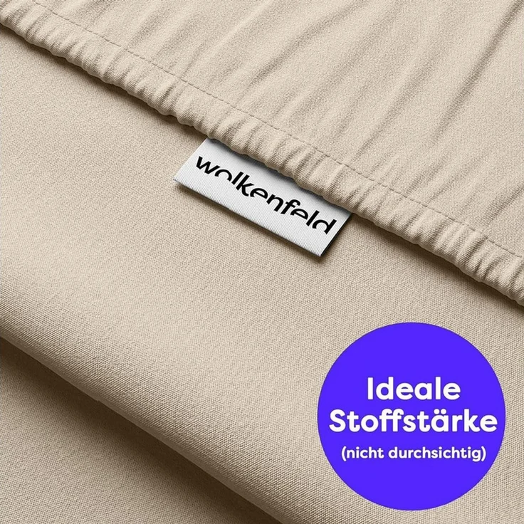 Wolkenfeld Kissenbezug Renforcé Kissenbezug Baumwolle - Natürlich weiches Schlafgefühl, (1 Stück), Größe 80x80, 40x80 und 70x90 cm, versteckter Reißverschluss – Bild 2
