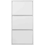 Schuhkipper >WIT< in Weiß, Lackiert, Metall, montiert - 50x105x15cm (BxHxT)