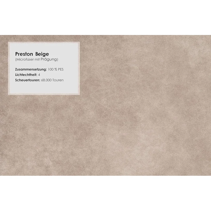 Cavadore Sessel Vida / Polstersessel im trendigen Design / 74 x 93 x 81 / Mikrofaser, Beige – Bild 7