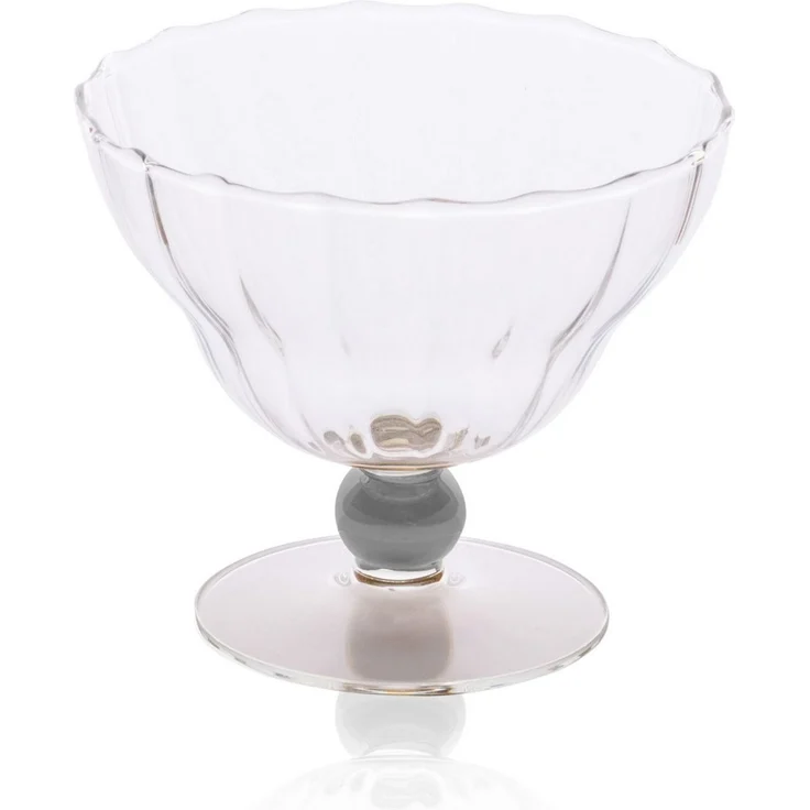 Hermia Concept 'BRD0150 - 4'lü' Eisbecher-Set (4-teilig), Silber, 10 x 10 x 9 cm, 240 ml – Bild 3