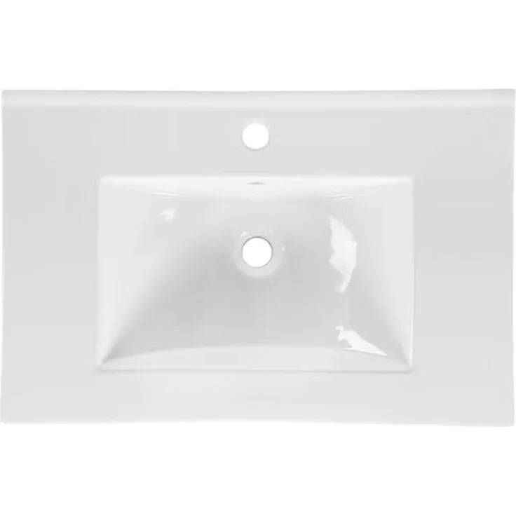Lomadox Badmöbel-Set DURANGO-56, (Spar-Set, 2-St, LED-Spiegel Waschtisch), 60cm Keramik Waschbecken, kaschmir, LED-Spiegel – Bild 5