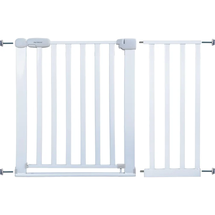 Absperrgitter Treppenschutzgitter weiß für 110-120cm Durchgang 77cm Hoch – Bild 2