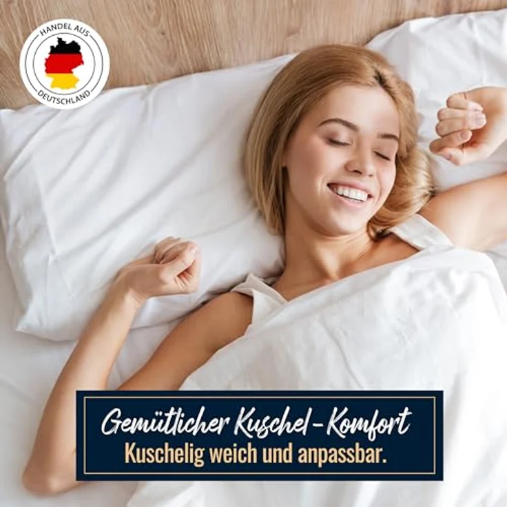 Paradies Softy extra Kopfkissen Kissen Faserkissen Nackenkissen 40x80 – Bild 2