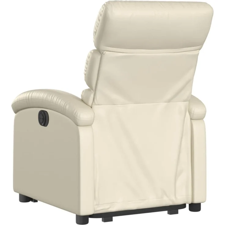 vidaXL Relaxsessel mit Aufstehhilfe Elektrisch Creme Kunstleder 3204055 – Bild 12