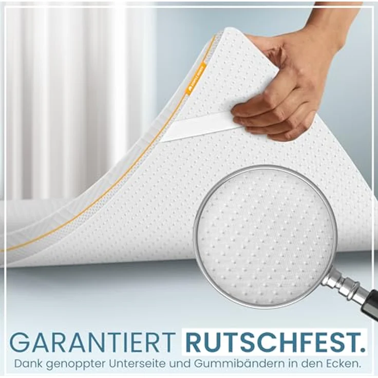 Gentle North, Topper Gel-Memory- und Komfortschicht – 7 cm – Stärke H2/H3 – Matratzentopper, (1-tlg), 7 cm, schadstoffgeprüft (Stoffe, Fäden, Reißverschlüsse & Schaum etc) – Bild 3