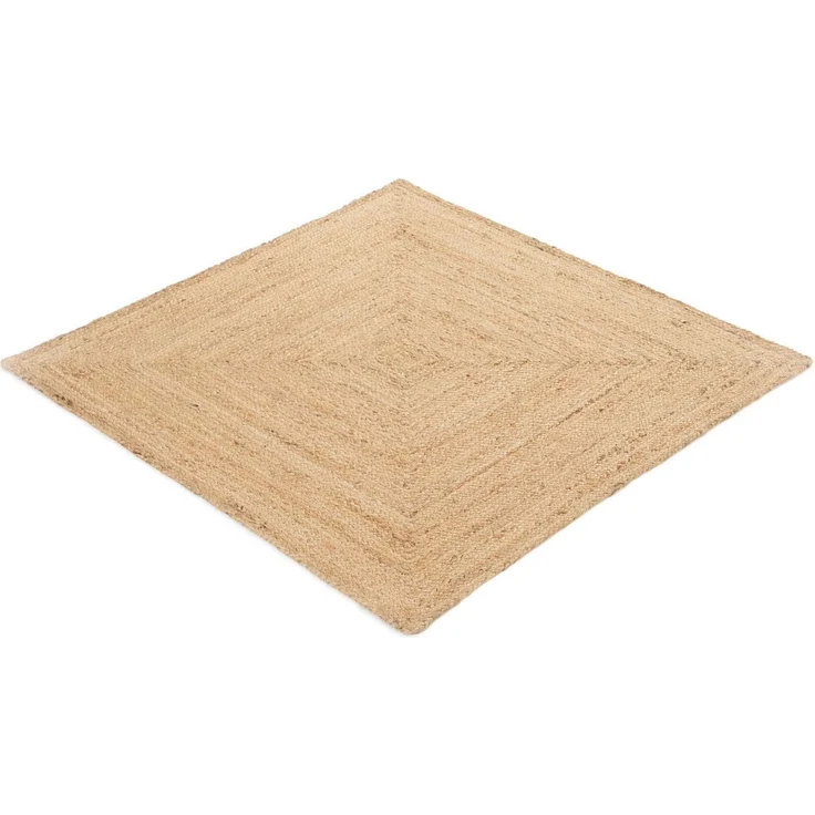 carpetfine Teppich Nele Juteteppich Naturfaser, rechteckig, Höhe: 6 mm, geflochtener Wendeteppich aus 100% Jute, quadratisch und als Läufer – Bild 3