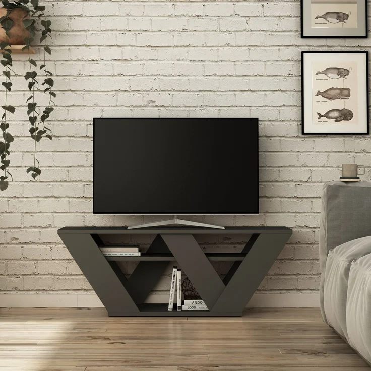 Skye Decor TV-Schrank 100% MELAMINE COATED PARTICLE BOARD, 40 cm x 30 cm x 110 cm S3035 – Bild 1