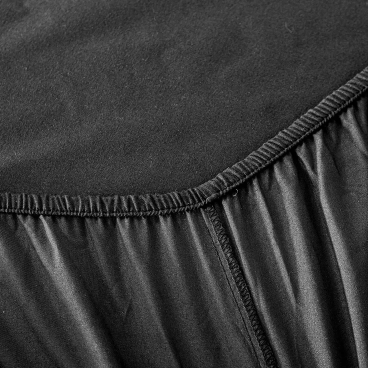 Good Nite Spannbettlaken 140x200 cm Schwarz Polyester Bettlaken 30cm Extra Tiefe Taschenlaken Spannbetttuch Weich und atmungsaktiv Maschinenwaschbar – Bild 5