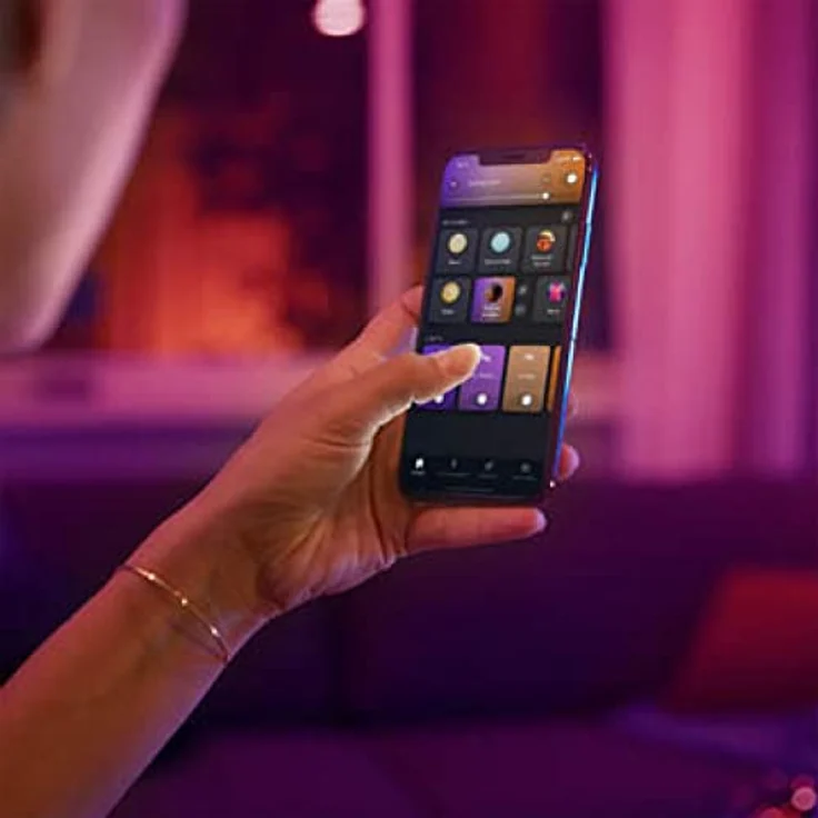 Philips Hue Iris Tragbare Tischleuchte - BT - Schwarz – Bild 10