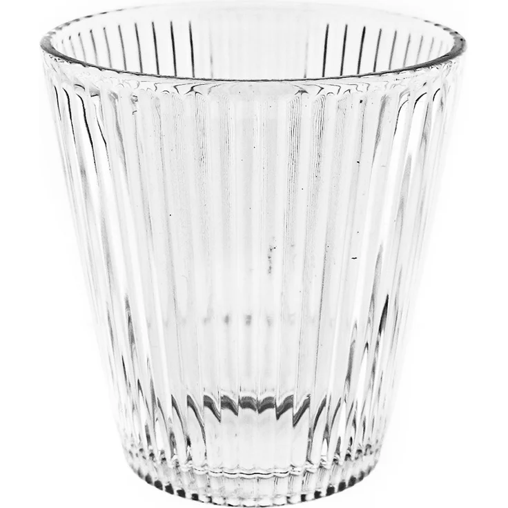 Ripple Karaffenset aus Glas – 1,8 Liter Karaffe mit 6 Gläsern Transparent – Bild 3
