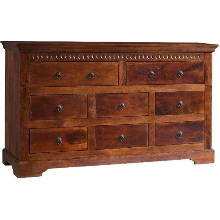 Kommode Akazie 145x49x85 nougat lackiert OXFORD #524 – Bild 1