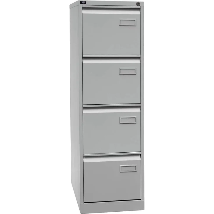 Bisley LIGHT Hängeregistraturschrank, einbahnig, DIN A4, 4 HR-Schubladen, Farbe oxfordblau – Bild 5