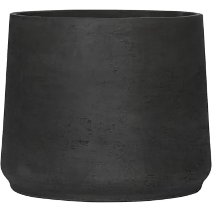 Pottery PotsMuster Grau-Schwarz, Durchmesser 45 cm, Höhe 38 cm