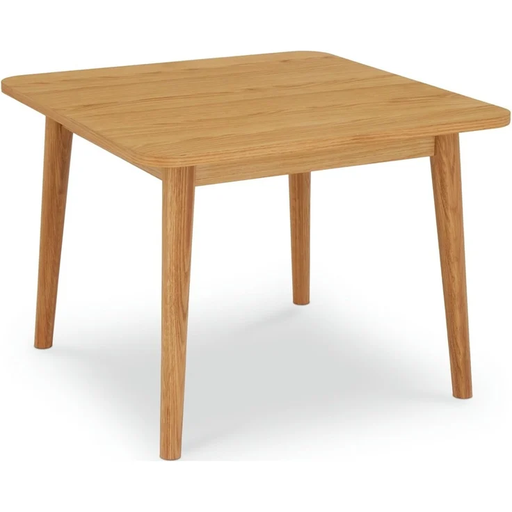 Couchtisch Gorbin 70x70 cm Eiche Natur - Modern mit Massivholzbeinen – Bild 1