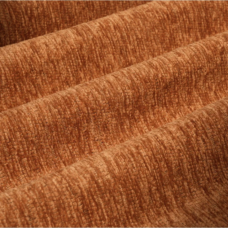 U-förmiges Ecksofa 266x168x85 cm in Orange mit weichem Chenille-Bezug, montagefrei – Bild 4