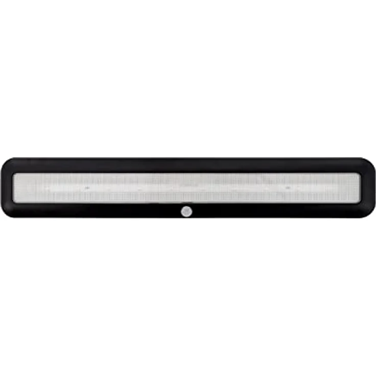 Müller-Licht Mobina Sensor 30 LED Batterieleuchte, 30cm, neutralweiß 4000K, wiederaufladbar per USB, selbstklebend, schwarz, mit Bewegungssensor und Zeitfunktion – Bild 3